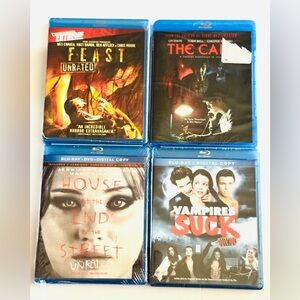 Horror and Horror Comedy Blu-ray Collection of 4 DVDs